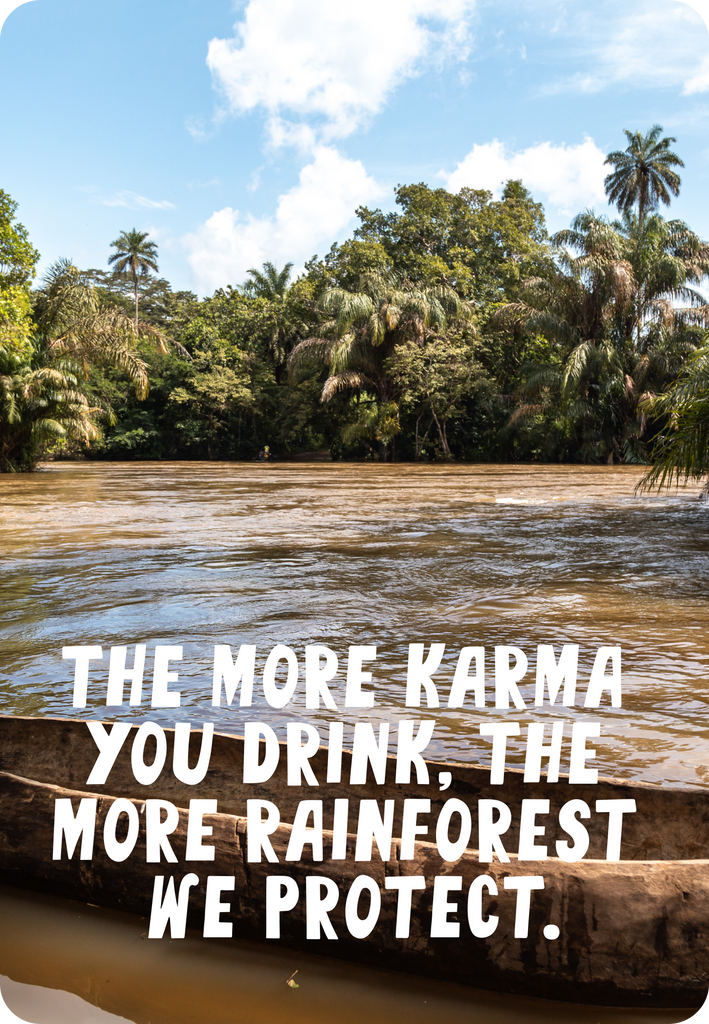 The more Karma you drink, the more rainforest we protect