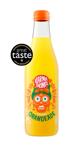Orangeade [24 Bottles] Organic Karma Drinks UK