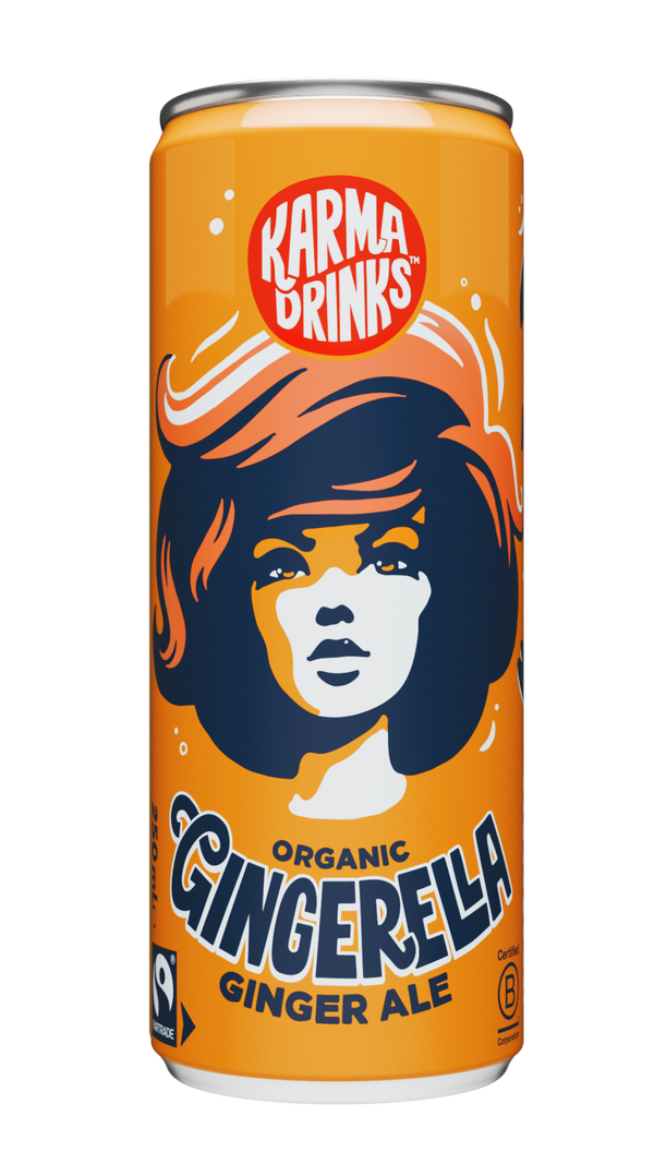 Gingerella Ginger Ale [24 Cans] Organic