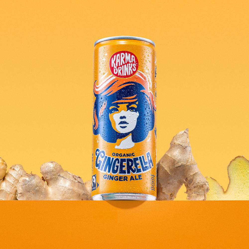 Gingerella Ginger Ale [24 Cans] Organic