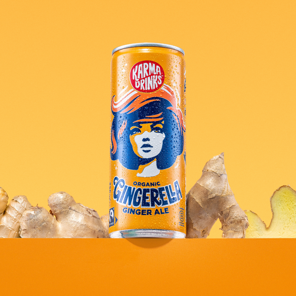 Gingerella Ginger Ale [24 Cans] Organic