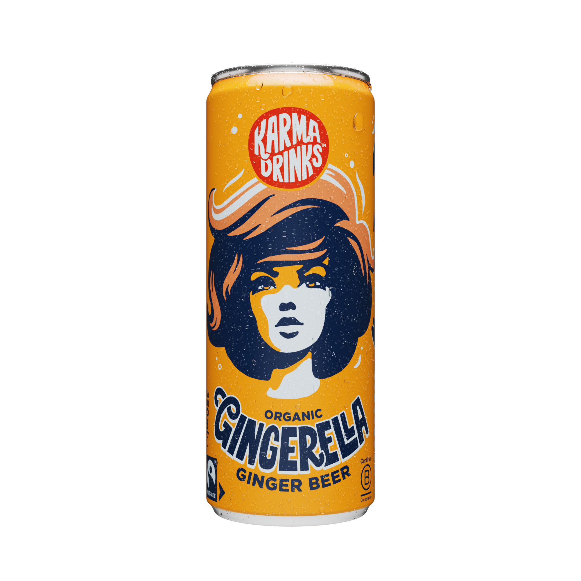 Gingerella Ginger Beer [24 Cans] Organic