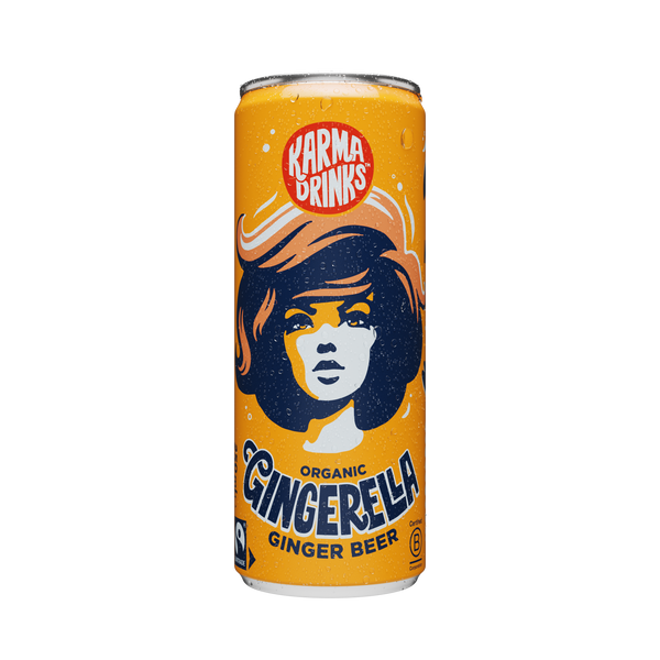 Gingerella Ginger Beer [24 Cans] Organic