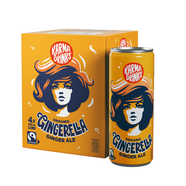 Organic Gingerella Ginger Ale 4pk