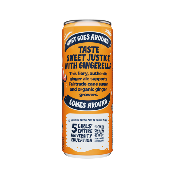 Gingerella Ginger Ale [24 Cans] Organic