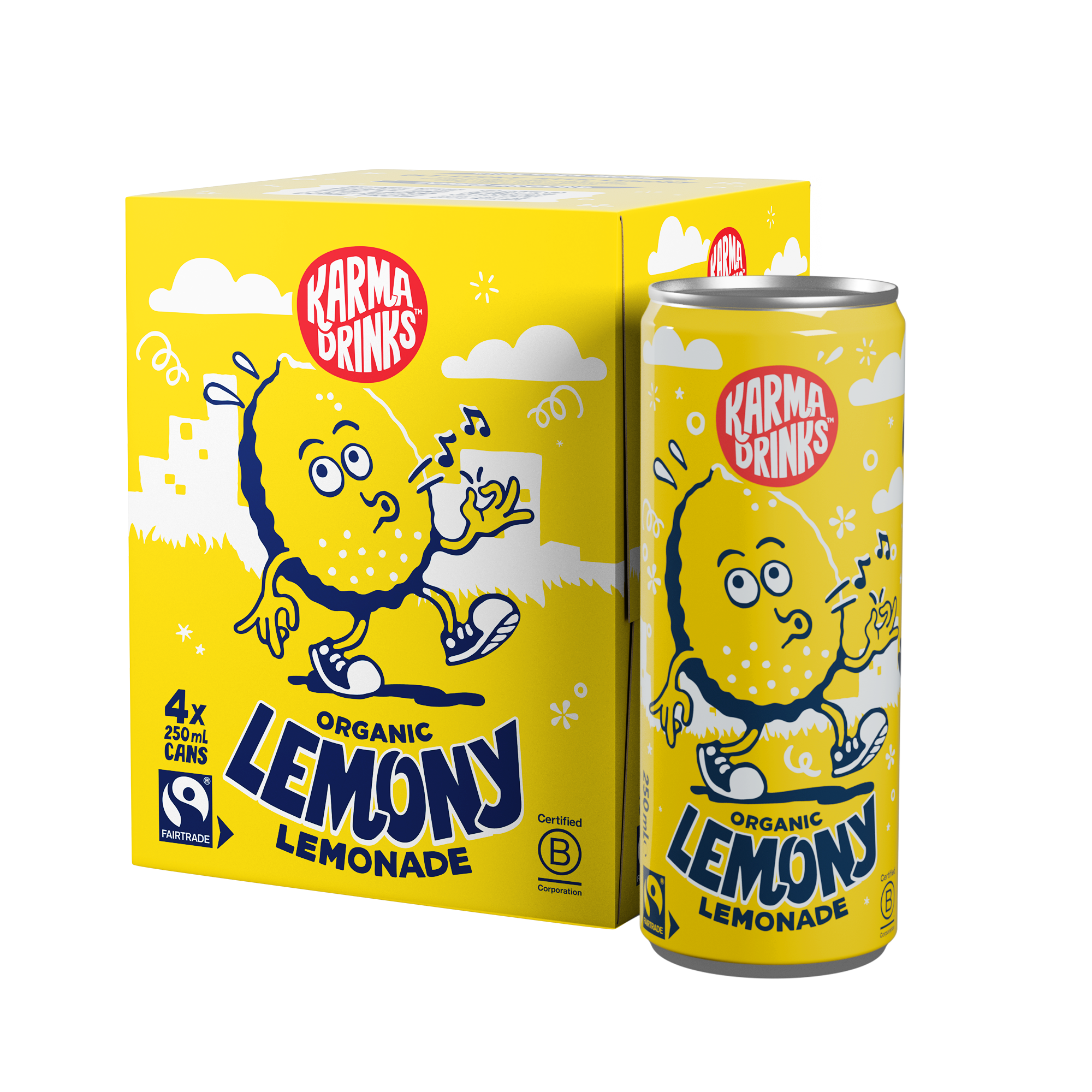 Organic Lemony Lemonade 4pk