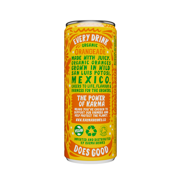 Orangeade Cans [24 Cans] Organic