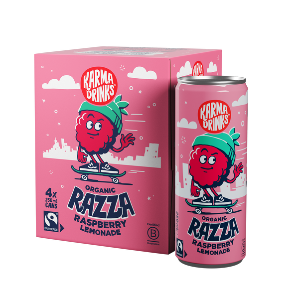 Organic Razza Raspberry Lemonade 4pk