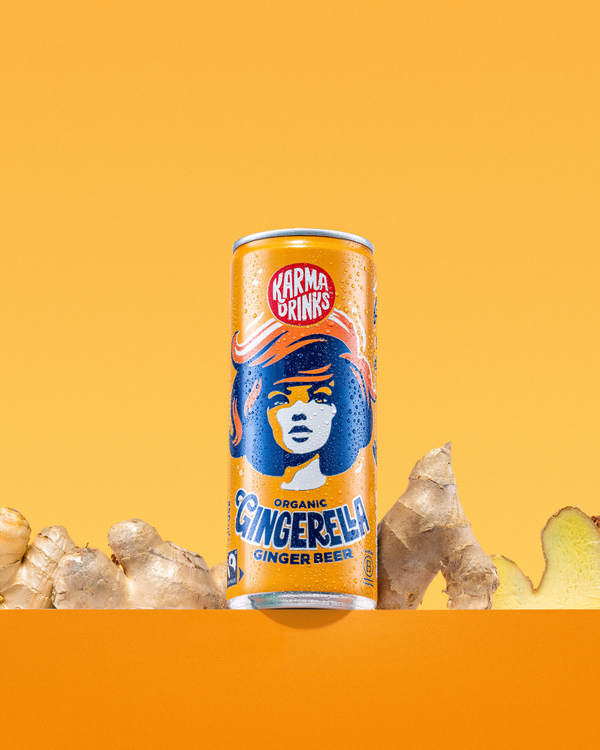 Gingerella Ginger Beer [24 Cans] Organic