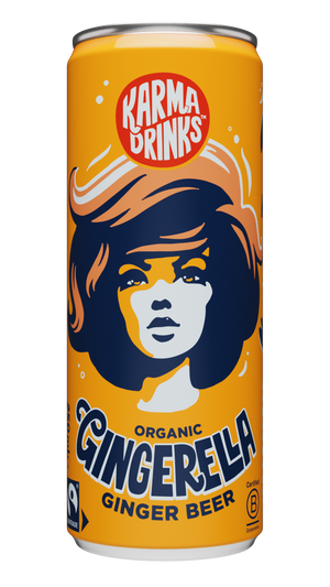 Gingerella Ginger Beer [24 Cans] Organic